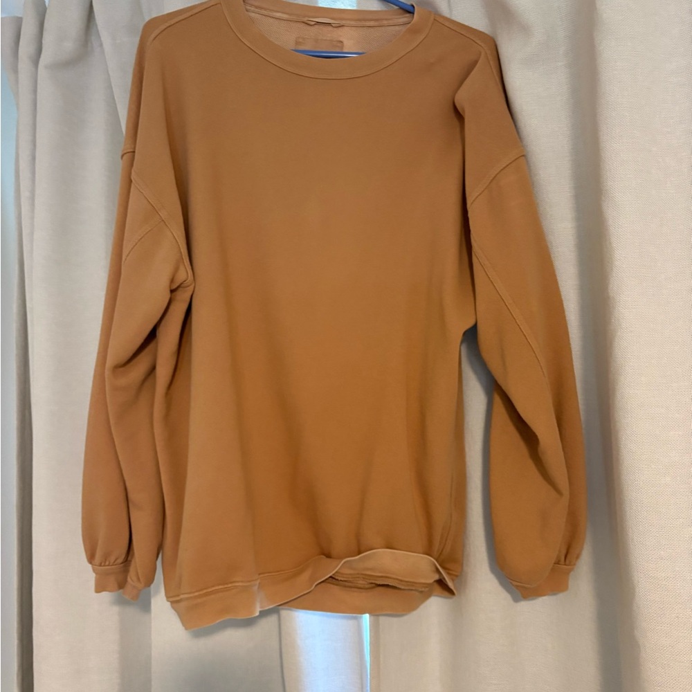 Aerie Men's Camel Crewneck Sweater